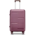 thumbnail image 4 of TRAVLR 100% PP Break Resistant Lightweight Expandable 20"  Cabin Luggage Trolley -Candy Pink, 4 of 9