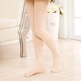 thumbnail image 2 of 2 Pack(Pink 1PCS & Hot Pink 1PCS) Multipack Leggings Pantihose Stretchy Basic Full Length Ballet Dance Pants Pantyhose for Spring Summer Stocking, 2 of 4