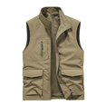 thumbnail image 4 of Birdeem Mens Work Clothes Jacket Solid Color Stand Collar Multiple Pockets Outdoor Sports Photography Leisure Coat, 4 of 10