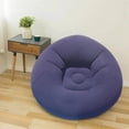 thumbnail image 3 of relayinert Space-saving Inflatable Couch Modern And Affordable Furniture Comfortable And Durable. Single Sofa Dark blue, 3 of 5