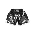 thumbnail image 3 of Yanarno Kids Boys Contrast Color Printed Boxer Shorts Athletic Shorts Trunks for Boxing Fighting Training Type L M/160, 3 of 5