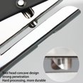 thumbnail image 4 of Single Circle Hole Punch, Surface Coating All Metal Ergonomic Handle Heavy Duty Hand Held Hole Punch  for Paper, 4 of 7