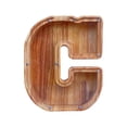 thumbnail image 2 of LSLJS Wooden English Letter Saving Can Transparent Glass Saving Can, Piggy Bank, 2 of 6