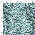 thumbnail image 2 of Soimoi Moss Georgette Fabric Leopard Animal Skin Print Fabric by Yard 42 Inch Wide, 2 of 6