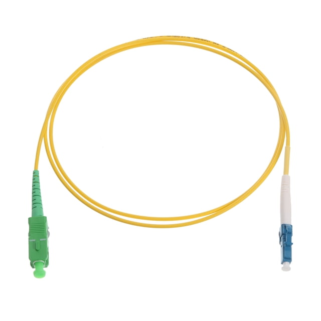 Unique Bargains 1 Pcs 3,3 Pi Monomode Simplex Câble de Patch de Fibre Optique LSZH Fibre Jumper Optique LC/UPC vers SC/APC pour Commutateurs de Routeur