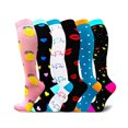 thumbnail image 1 of CAROOTU Compression Socks for Women & Men Circulation-Compression Socks 20-30 mmHg for Running Sport Nurse, 1 of 7