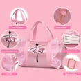 thumbnail image 1 of maskred Cloth Fashion Shoulder Bag Portable And Comfortable On Go And Hardware Pull Head Is Smooth Pink long yarn 1Set, 1 of 6