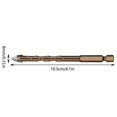 thumbnail image 3 of XZNGL Cross Four Blade Drill Bit Ceramic Tile Hexagonal Handle Brick Wall Cement Ceramic Perforated Drill, 3 of 9