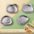thumbnail image 5 of Toddler Stainless Steel Silicon Suction Plate Elegant Gift for Baby, Toddler, and Kids, 5 of 5