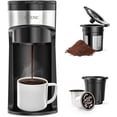 thumbnail image 1 of SIFENE Cafetière 2-en-1 à Portion Individuelle, Compatible avec Capsules K et Café Moulu, Infusion Rapide, Design Compact, 6-12 Oz, 1 of 7