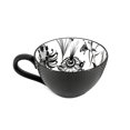 thumbnail image 2 of Ma Maison Black & White Floral Mug, 450ml, 2 of 4