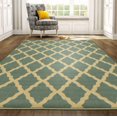 thumbnail image 3 of Ottomanson Ottohome Collection Non-Slip Rubberback Elegant Trellis Design Indoor Area Runner Rug, 3 of 7