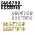 thumbnail image 2 of MYG 3pcs Clock Numerals Kit Arabic and Roman Number Hands Quartz DIY Digital Clock, 2 of 9