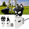 thumbnail image 2 of Couvre-tête de Putter de Golf Motif Chien Couvre Protecteur Club de Golf Club Couvre-Tête Antidérapant Protecteur Noir, 2 of 9