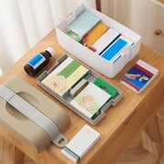 Medicine Organizer Travel Pill Case | Portable Medication Holder Storage Box | Home, Office, Outdoor Use | Lightweight Plastic Container for Pills, Vitamins, First Aid Supplies