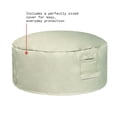 thumbnail image 4 of Beautiful Wicker Outdoor Reversible-Top Storage Ottoman/Coffee Table & Cover by Drew Barrymore, Brown/Porcini, 4 of 11