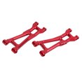 thumbnail image 1 of Rear Lower Suspension Arm, Replacement Parts RC Rear Lower Arms 2PCS With Pins Screws For 1/16 16208 16207 16210 Blue,Red, 1 of 8