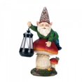 thumbnail image 1 of Gnome sur Champignon Statue Solaire, 1 of 4
