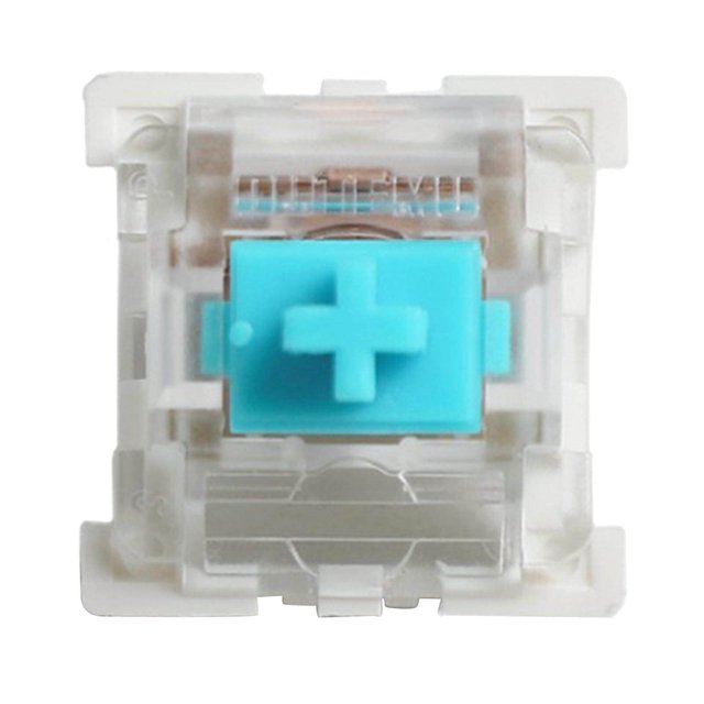Baohd Interrupteurs de Clavier Mécaniques Interrupteurs d'Axe Arbre de Remplacement Interrupteurs de Rechange Interrupteurs Interrupteurs Bleus Clavier Pièces Bleues Interrupteurs Verts