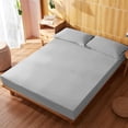 thumbnail image 4 of UsRHHA Double Bed Fitted Sheet with Non-Slip Elastic, 200x180cm All-Inclusive Mattress Protector for Deep Pocket, Soft Breathable Bed Cover, 4 of 6