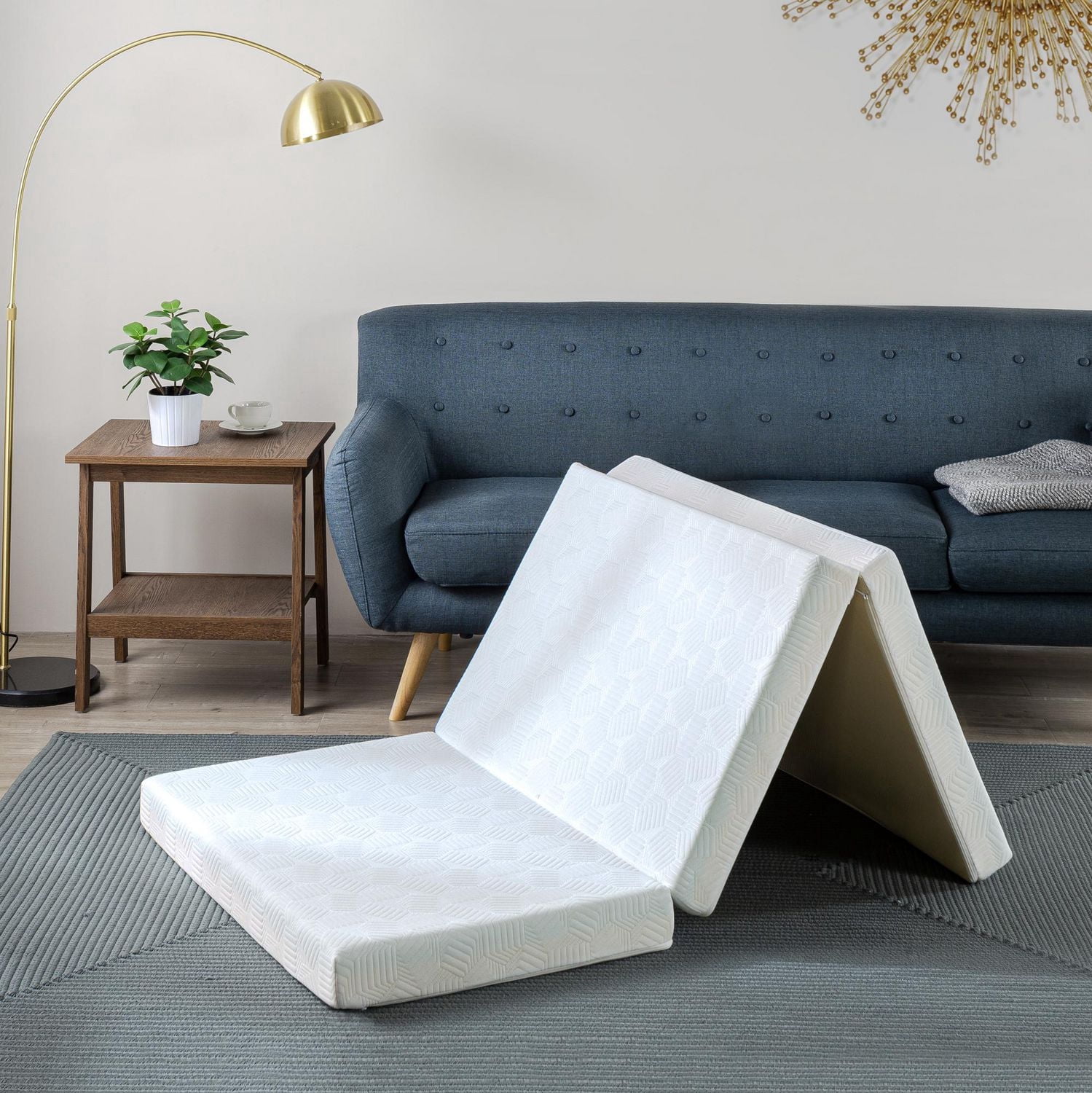Zinus Spa Sensations 3.5 inch Tri-Fold Memory Foam Mattress