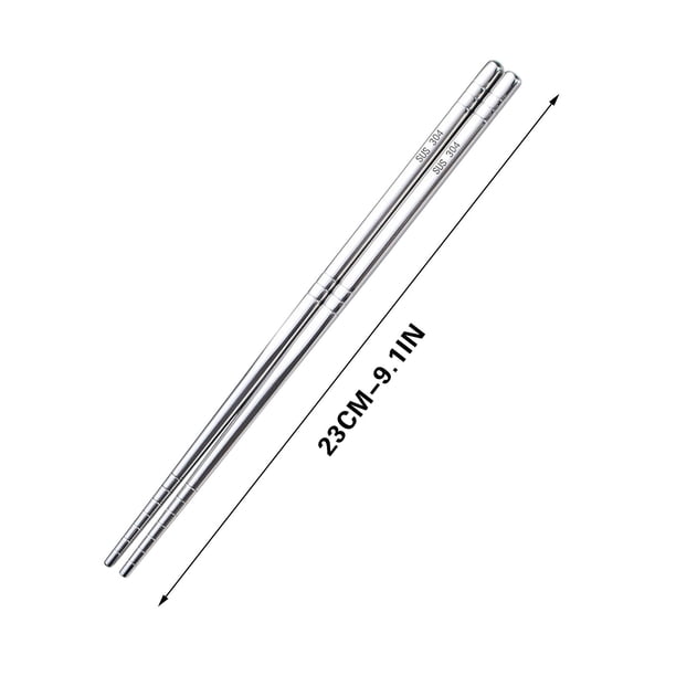 Vaidha Stainless Steel Chopsticks Reusable Multicolor Lightweight