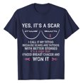 thumbnail image 2 of TIMIFIS Breast Cancer Awareness Shirts for Women Work Tops Short Sleeve Out Blouse Breast Awareness Letter Print Shirt T-Shirt Tops In OctoberFall/Winter, 2 of 5