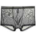 thumbnail image 1 of XZNGL Mens Mesh Comfortable Sweat-Absorbing Ultra-Thin Underwear with Flat Angle Pants, 1 of 2