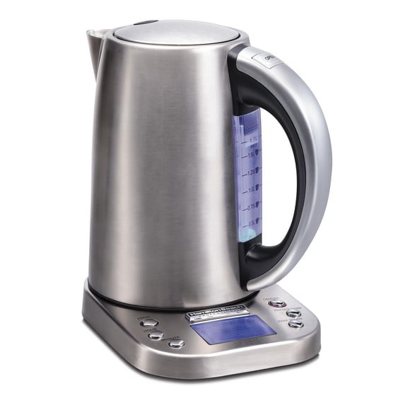 Hamilton Beach Professional Electric Kettle with Variable Temperature Control, 1.7 L, Stainless Steel, 41028C