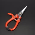 thumbnail image 3 of Garden Pruning Shears Precision Manual Trimmer Scissors Bonsai Cutter With Straight Tapered Tip Ergonomic Handle Modern Saw Set D8 Smart Diagnosis System Mechanics Electrician Bag Mechanic Set, 3 of 3