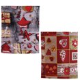 thumbnail image 1 of 2PCS Christmas Chair Covers Santa Xmas Chair Slipcovers Chair Back Cap Covers, 1 of 10
