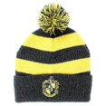 thumbnail image 3 of Harry Potter Hogwarts Houses Knit Scarf & Pom Beanie Set (Hufflepuff), 3 of 5