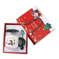 thumbnail image 3 of Lipstore Christmas Mug Set Water Container Milk Mug Tea Cup Cute with Lid Spoon Xmas Gift Green Xmas Tree, 3 of 8
