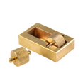 thumbnail image 4 of Brass Durable Leather Tool Leather Edge Roller, Leather Working Tools, For Craft DIY Straps Belts, 4 of 8