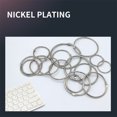 thumbnail image 3 of Hinged Links Ring Book Binder Scrapbooks Albums Calendars Stable Durable Convenience Keyring Photo Binding Rings Portable DIY Making Handicraft Supplies Type 4, 3 of 9