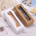 thumbnail image 1 of Rectangle Wedding Party Favor Gift Box Portable Organizer Dessert Storage Boxes with Lid Cake Packaging Case Home Kitchen Bakery White, 1 of 9