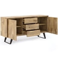 thumbnail image 3 of Simpli Home Buffet Bas en Bois d'Acacia Massif, Couleur Blé Doré, 3 of 7