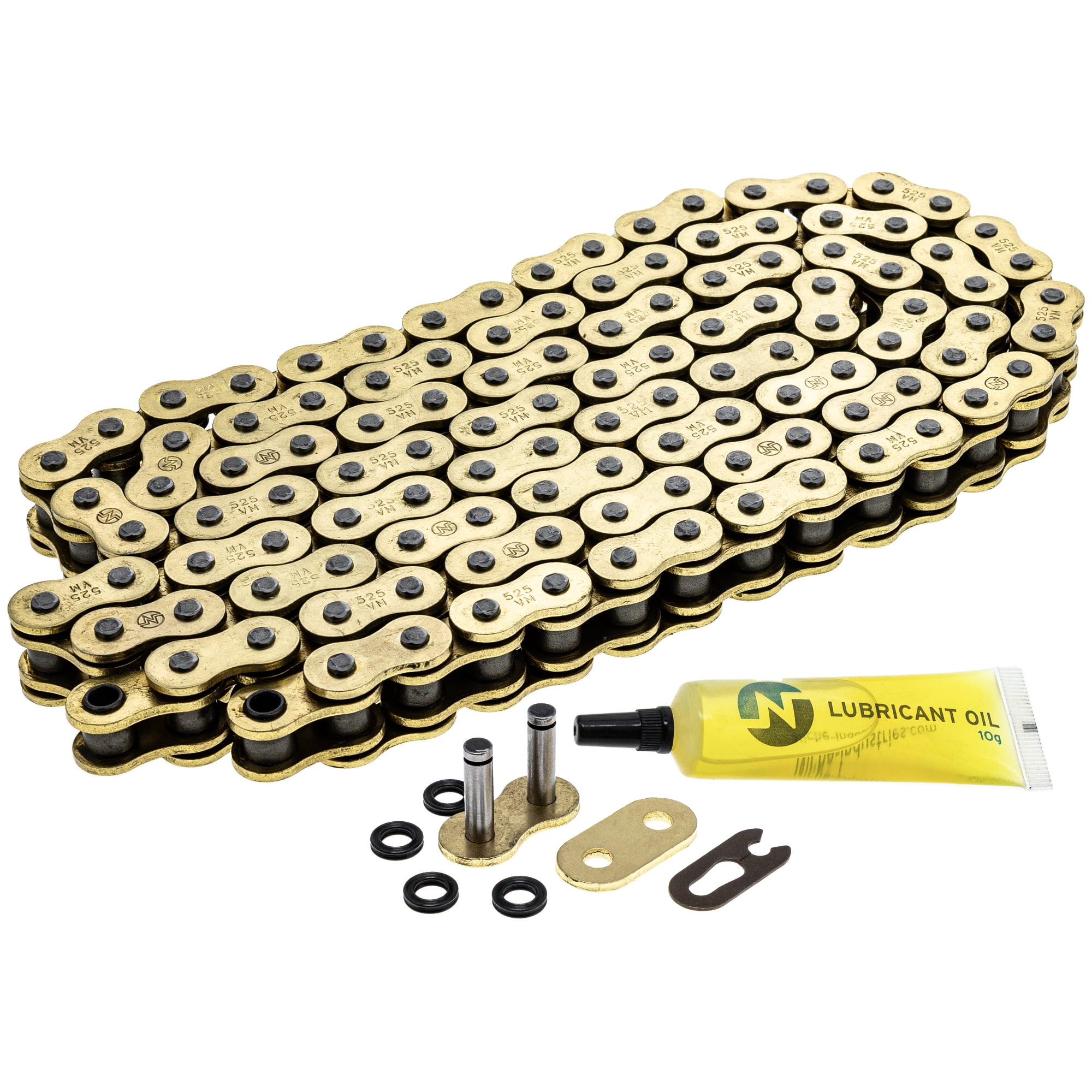 Niche Gold 525 X-Ring Chain 116 Links With Master Link Motorcycle 519-CDC2544H