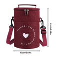 thumbnail image 3 of TIMIFIS Lunch Boxs Round Lunch Box Bag Handheld Portable Lunch Bag With Rice Insulation Lunch Box Bag Thickened Aluminum Foil Insulation Bag New Home Essentials, 3 of 6