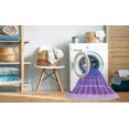 thumbnail image 2 of Ahgly Tapis d'Intérieur Lavable en Machine Carré Transitionnel Bleu Ciel, 4 Pieds Carré, 2 of 7