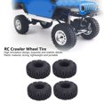 thumbnail image 3 of RC Crawler Tire with Hub, High Simulation Plastic RC Wheel Tire  for Axial SCX24 1/24, 3 of 7
