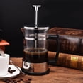 thumbnail image 2 of Regun Press Coffee Maker, French Press Coffee Pot Stainless Steel Glass Coffee Tea Maker Press Filter Pot, 2 of 8