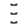 thumbnail image 2 of relayinert 3D Wrist Rest Support Pad Silicone Hand Pillow Mouse Pad Laptop black 3Set, 2 of 6