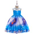 thumbnail image 2 of Robes de Performance de Noël pour Filles 3-10 Ans Robe de Danse Robes de Fête Occasion Spéciale Père Noël Robes de Princesse, 2 of 7