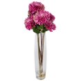 thumbnail image 1 of Vickerman F216579 23 in. Zunnia Bouquet in Glass Vase, Pink, 1 of 1