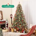 thumbnail image 3 of Costway 7.5 FT Artificial Christmas Tree with  360° Quick Power Connector 1086 Pine Needles, 3 of 10
