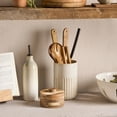 thumbnail image 4 of Bouclair Off White Utensils Holder, 4 of 9