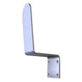 thumbnail image 1 of Tell Manufacturing 5030951 Po. Poignée de Porte en Acier Inoxydable avec Matériel, Argent Satiné, 1 of 3