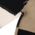 thumbnail image 4 of Women Color Block Jeans Middle Waist Pockets Patchwork Straight Trousers Casual Style Bottoms Green XXL, 4 of 7