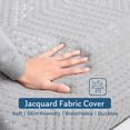 thumbnail image 4 of EGOHOME Matelas en Mousse Mémoire Tri-Pli de 4 Pouces, Lit d'Appoint Portable Format Double, 75 Pouces*54 Pouces*4 Pouces, 4 of 10